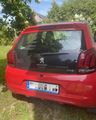 Peugeot 108 cena 21700 przebieg: 59000, rok produkcji 2015 z Koło małe 29